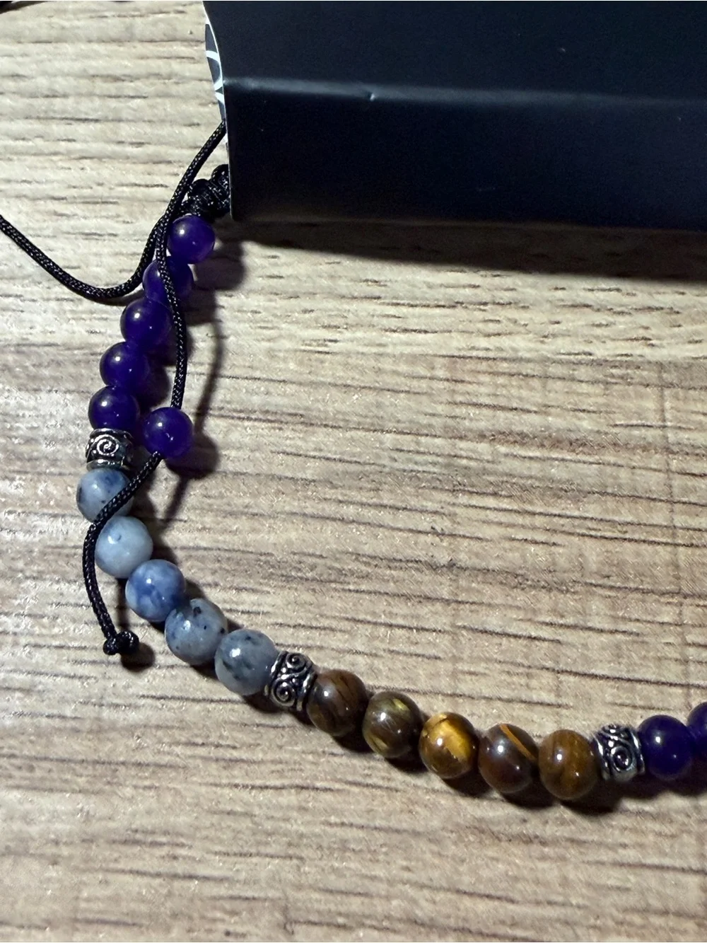 paparazzi Purple, Blue & Brown Beaded Kids Bracelet